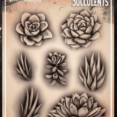 Airbrush Tattoo Pro Succulents